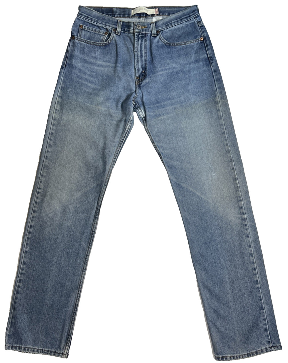 Vintage Levi's 505 Regular Fit Men's Light Wash Jeans W32 x L34 2004